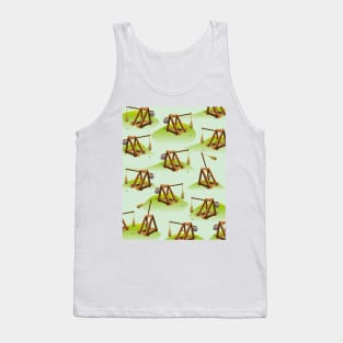 Trebuchet Pattern Tank Top